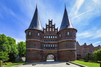 The Holstentor in Lübeck as a landmark of the city