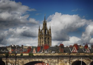 Old church in Newcastle upon Tyne, England, Great Britain