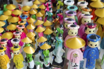 A lot of Vietnam souvenir dolls for sale