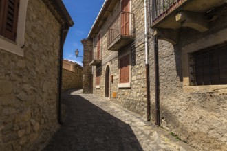 Glimpse of a typical Sicilian medieval village