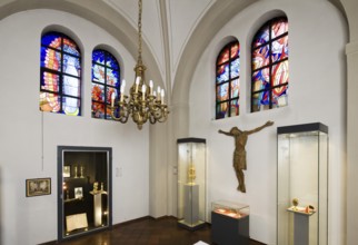 Schoenstatt chapel with treasure, St., Saint, Saint
