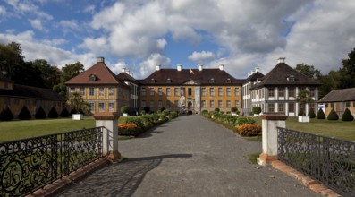 Oranienbaum Anhalt Castle ensemble from the east axial 58275 Built 1683-1705