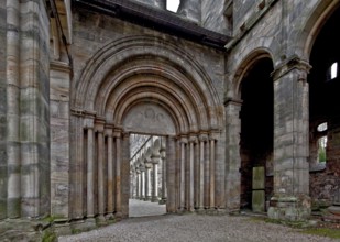 Paulinzella, monastery ruins. Main construction period 1105-24 since 16-17th century Ruin of the
