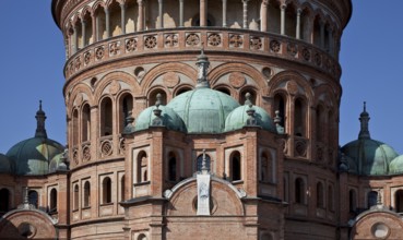 Italy Crema Pilgrimage church of S Maria delle Croce built 1490-1500 Early Renaissance brick