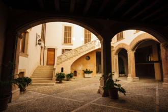 Can Espanya-Serra palace, 19th century, Neo-Gothic, Palma, Majorca, Balearic Islands, Spain, Europe