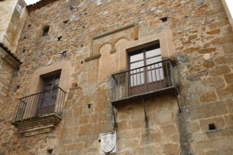 Caceres monumental city in Extremadura of spain