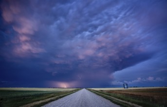 Storm Clouds Canada warning ominous skies Saskatchewan