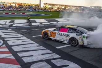 NASCAR Cup Series driver, AJ ALLMENDINGER (16), wins the Bank of Amercia ROVAL 400 at Charlotte