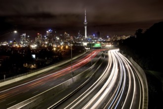 Auckland New Zealand City View Night Photography
