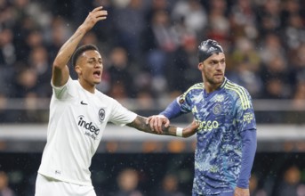 Football, Europa League, round of 16 second leg, 2024/2025, Eintracht Frankfurt vs. Ajax Amsterdam,