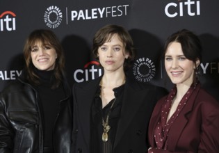 Charlotte Gainsbourg, Lou de Laage and Rachel Brosnahan at the 42nd Annual William S. Paley