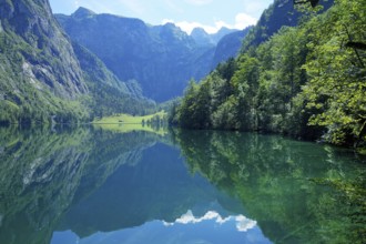 An image of the beautiful Obersee in Bavaria Germany