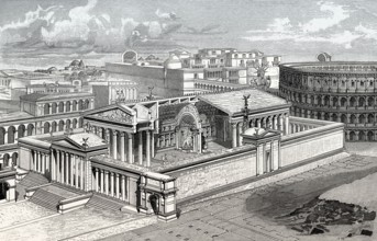 The Temple of Venus and Roma, Ancient Rome, Reconstruction