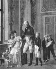The royal couple with their children, Frederick William III, 1770-1840, king of Prussia and Louise