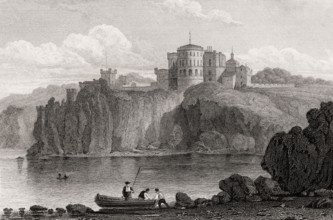 Culzean Castle near Maybole, Ayrshire, 19th century, from Modern Athens by Th. H. Shepherd