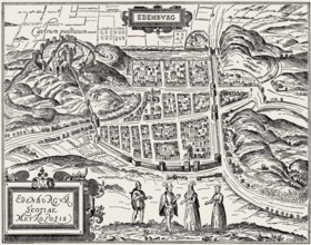 Plan of Edinburgh Castle in 1575