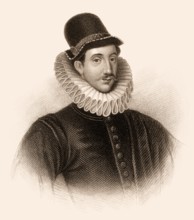 Sir Fulke Greville, 1. Baron Brooke, de jure 13. Baron Latimer und 5. Baron Willoughby de Broke,