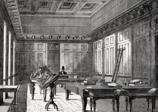 The Antiquarian Room, Register House, East End of Princes Street, Edinburgh, Scotland, 18th century