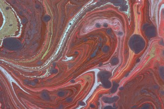 Ebru marble effect pattern design for print