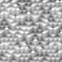 A cube endless background texture 3d illustration