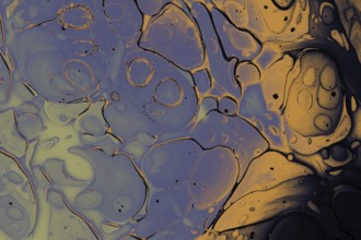 Abstract marbling floral pattern for fabric, tile design. background texture