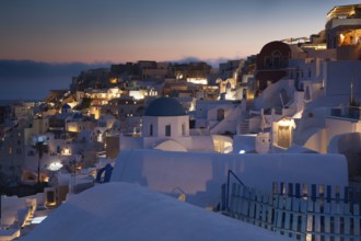 Village of Oia, Santorini Cyclades islands, Greece, Europe