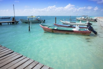 Isla Mujeres island Caribbean beach of Riviera Maya in Mexico