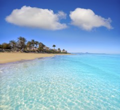 Denia las Marinas les Bovetes beach in Alicante of Spain