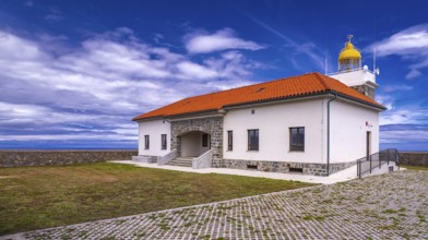 Cabo de Vidio Lighthouse, Cantabrian Sea, Surroundings of the Cabo de Vidio Lighthouse Path,