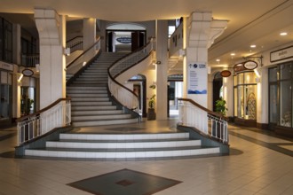 Entrance area, Harbour Mall, shopping centre, Port Louis, Indian Ocean, island, Mauritius, Africa