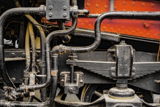 Steam locomotive of the machine room. Shooting Location: Tokyo metropolitan area