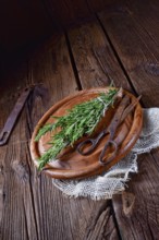 Herbal collection of: thyme, oregano, rosemary