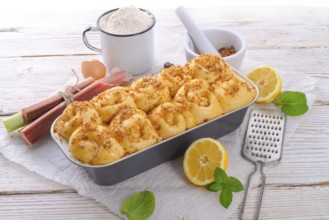 Raw house-made brioche