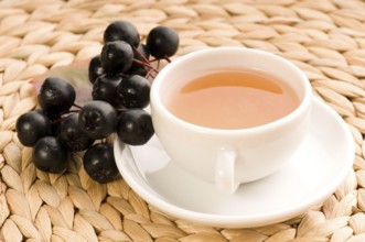 Black chokeberry tea, lodz