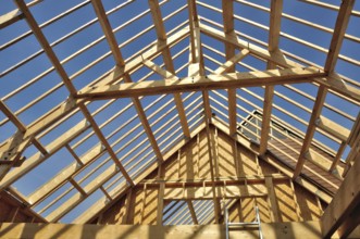 Construction of a wooden house