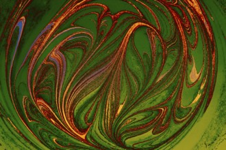Abstract creative marble pattern texture. Traditional art of Ebru marbling