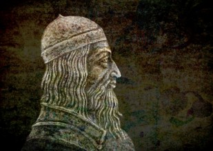 Aristotle, 384-322 BC, ancient Greek philosopher and scientist, digitally altered