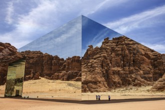 Maraya Concert Hall by the Gioforma architectural group, Al Ula, Kingdom of Saudi Arabia