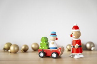 An image of Christmas decoration sweet funny toy figures