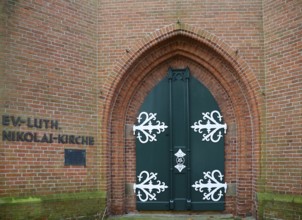 Historical Church in the Town Papenburg, Lower Saxony, Germany, Europe