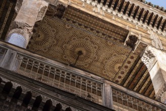 FES, MOROCCO, APRIL 02, 2023, Architectural detail of an oriental palace, Morocco, Africa