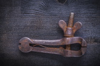 Old clamp on vintage board