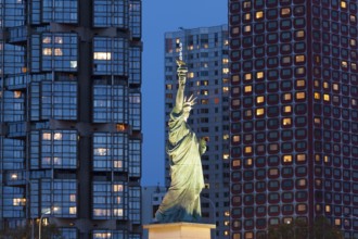 The statue of Liberty, Paris, France, Europe