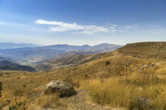 Mountain landscape from Vardenyatsky pass in Armenia