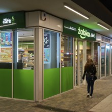 Shop of the Polish retail company Zabka in Poland