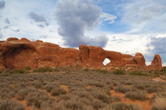 Arches National Park, Moab, Utah, USA. Bordered by the Colorado River in the southeast, it is known