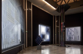 Aix en Provence, Vasarely MuseumBuilt 1973-76 Op-Art - light installations and glass and mirror