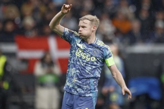 Football, Europa League, Round of 16 second leg, 2024/2025, Eintracht Frankfurt vs. Ajax Amsterdam,