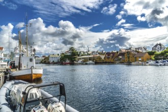 Haugesund on the west coast of Norway is a popular summertime destination. The town Haugesund in