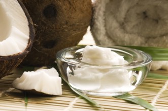 Coconut and coconut oil, lodz, poland